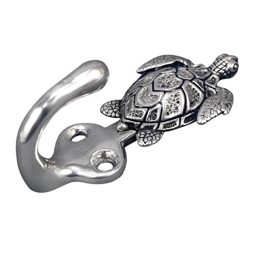 Vicenza H5001-AS Pollino Hook Turtle in Antique Silver