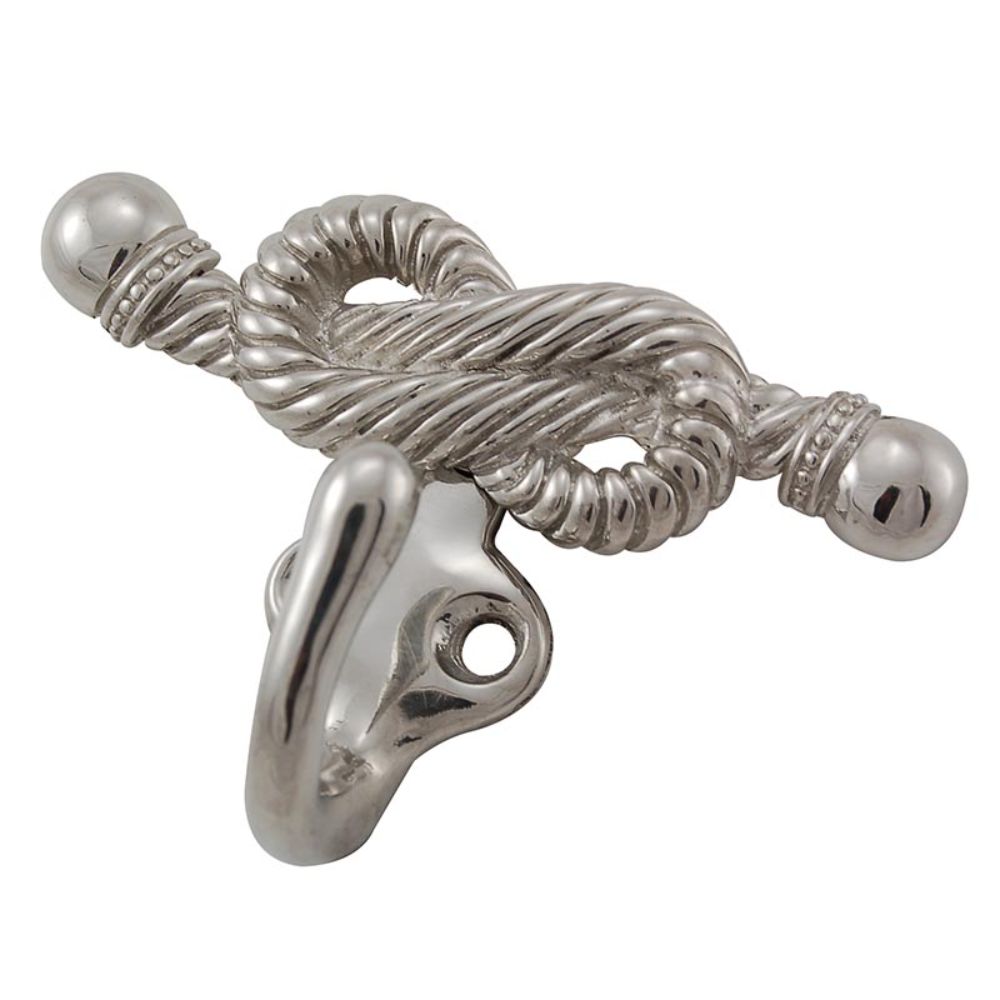 Vicenza H5002-PS Equestre Hook Rope in Polished Silver