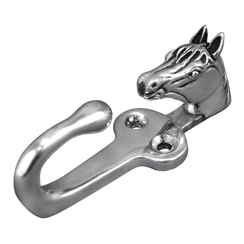 Vicenza H5007-AS Equestre Hook Horse in Antique Silver