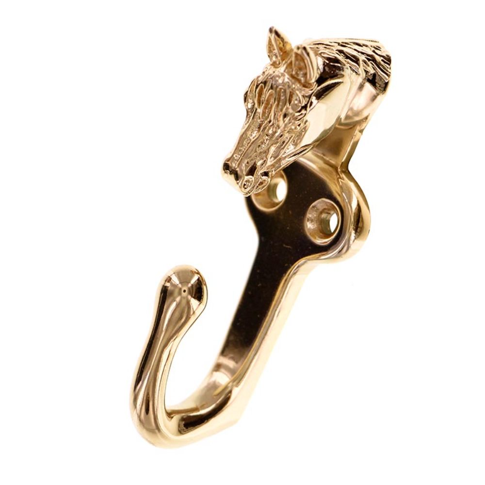 Vicenza H5007-PG Equestre Hook Horse in Polished Gold