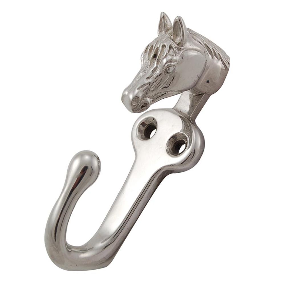 Vicenza H5007-PS Equestre Hook Horse in Polished Silver