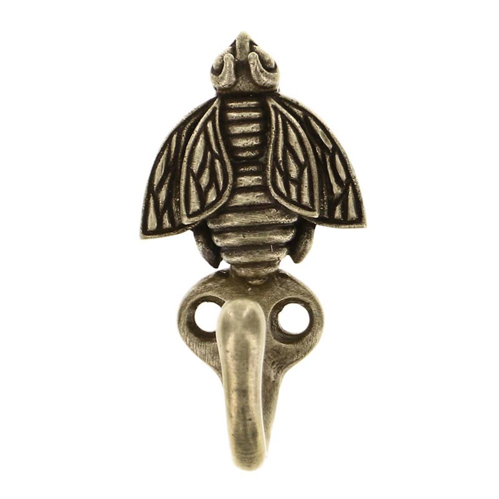 Vicenza H5009-AB Pollino Hook Bee in Antique Brass