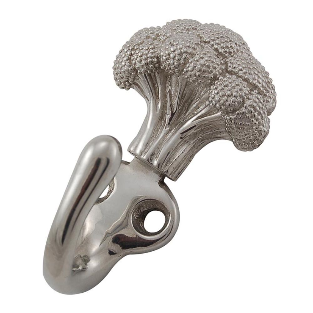 Vicenza H5013-PS Fiori Hook Broccoli in Polished Silver