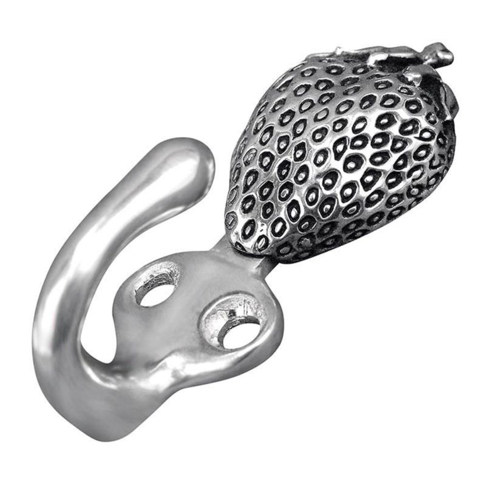 Vicenza H5014-AS Fiori Hook Strawberry in Antique Silver