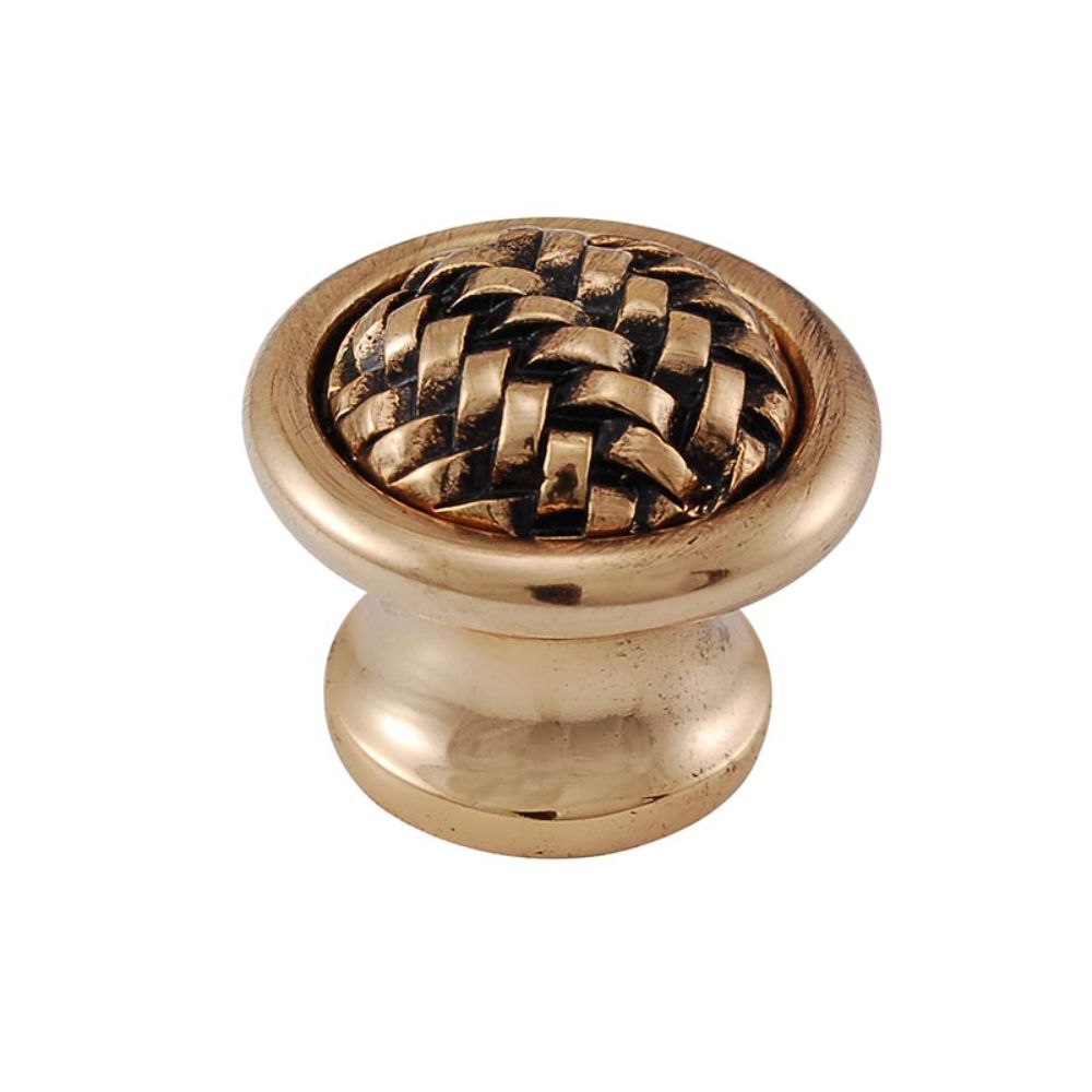 Vicenza K1005-AG Cestino Knob Large in Antique Gold