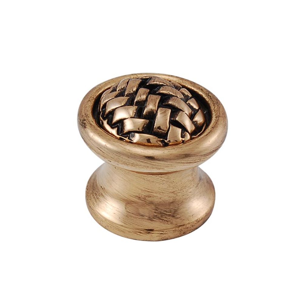 Vicenza K1007-AG Cestino Knob Small in Antique Gold