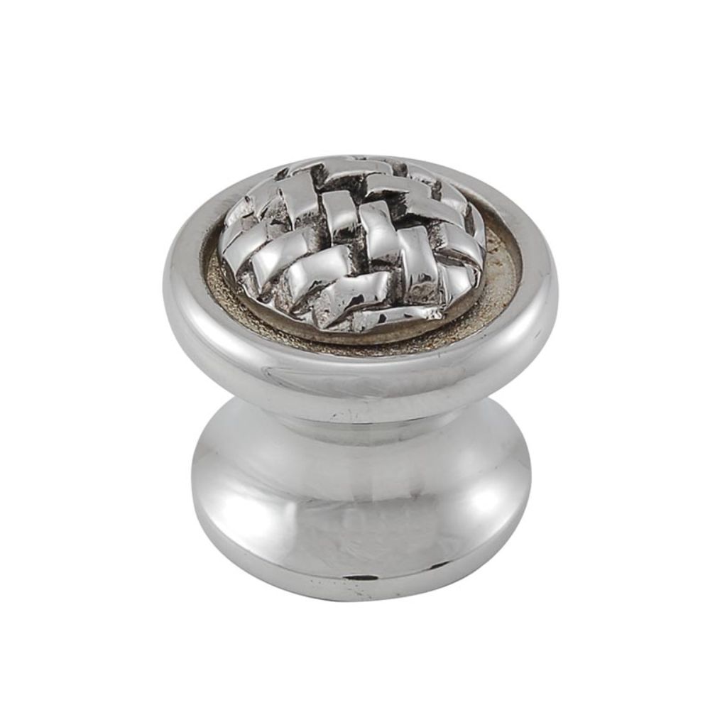 Vicenza K1007-PS Cestino Knob Small in Polished Silver