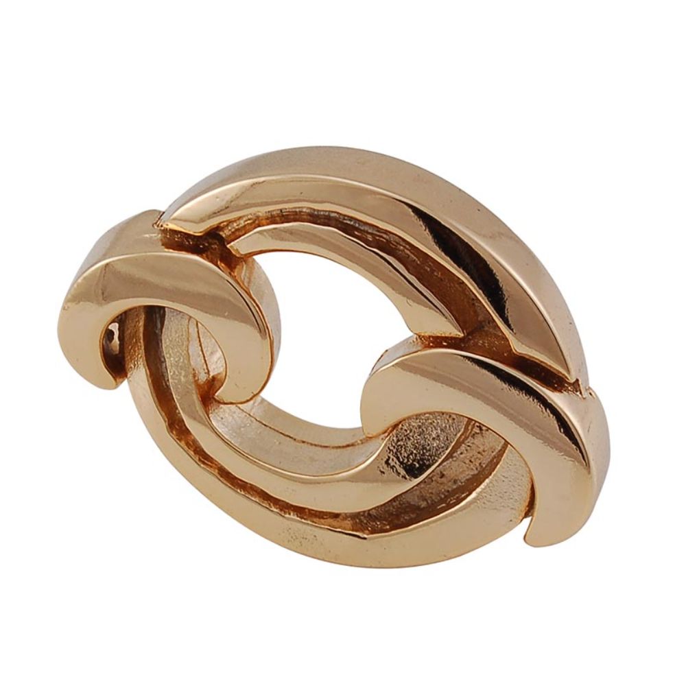 Vicenza K1011-PG Ariosto Knob Large Chain Link in Polished Gold