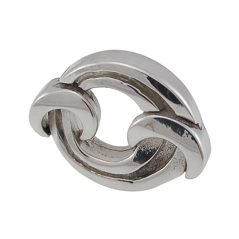 Vicenza K1011-PS Ariosto Knob Large Chain Link in Polished Silver