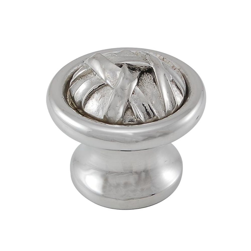 Vicenza K1014-PS Cilento Knob Large in Polished Silver