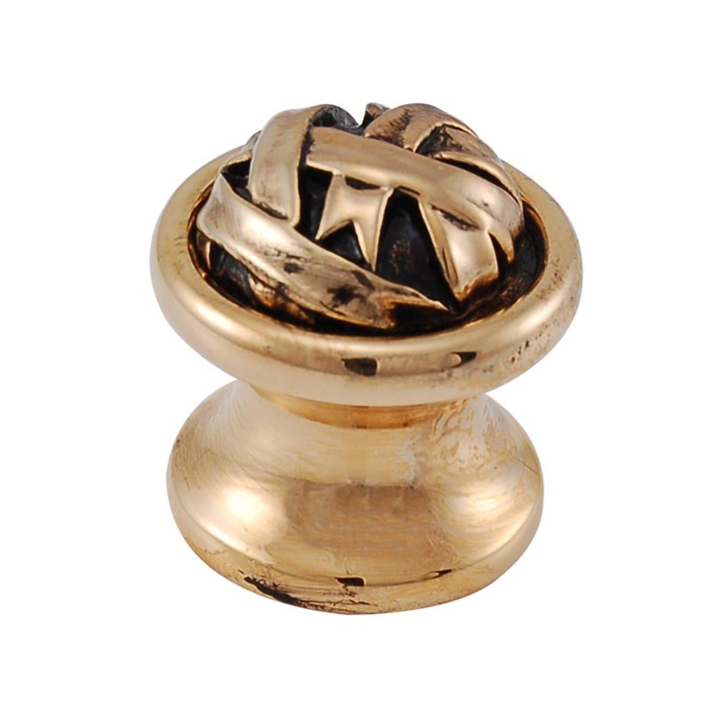 Vicenza K1015-AG Cilento Knob Small in Antique Gold