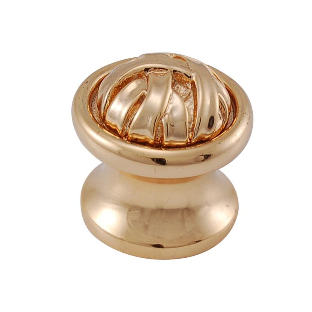 Vicenza K1015-PG Cilento Knob Small in Polished Gold