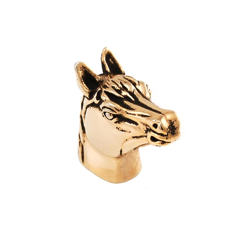 Vicenza K1018-AG Equestre Knob Small Horse in Antique Gold