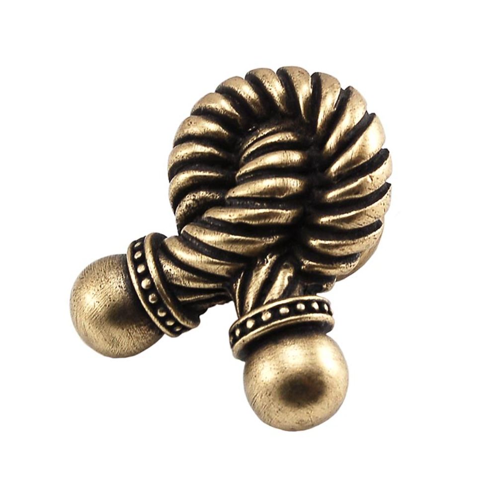 Vicenza K1020-AB Equestre Knob Large Rope in Antique Brass