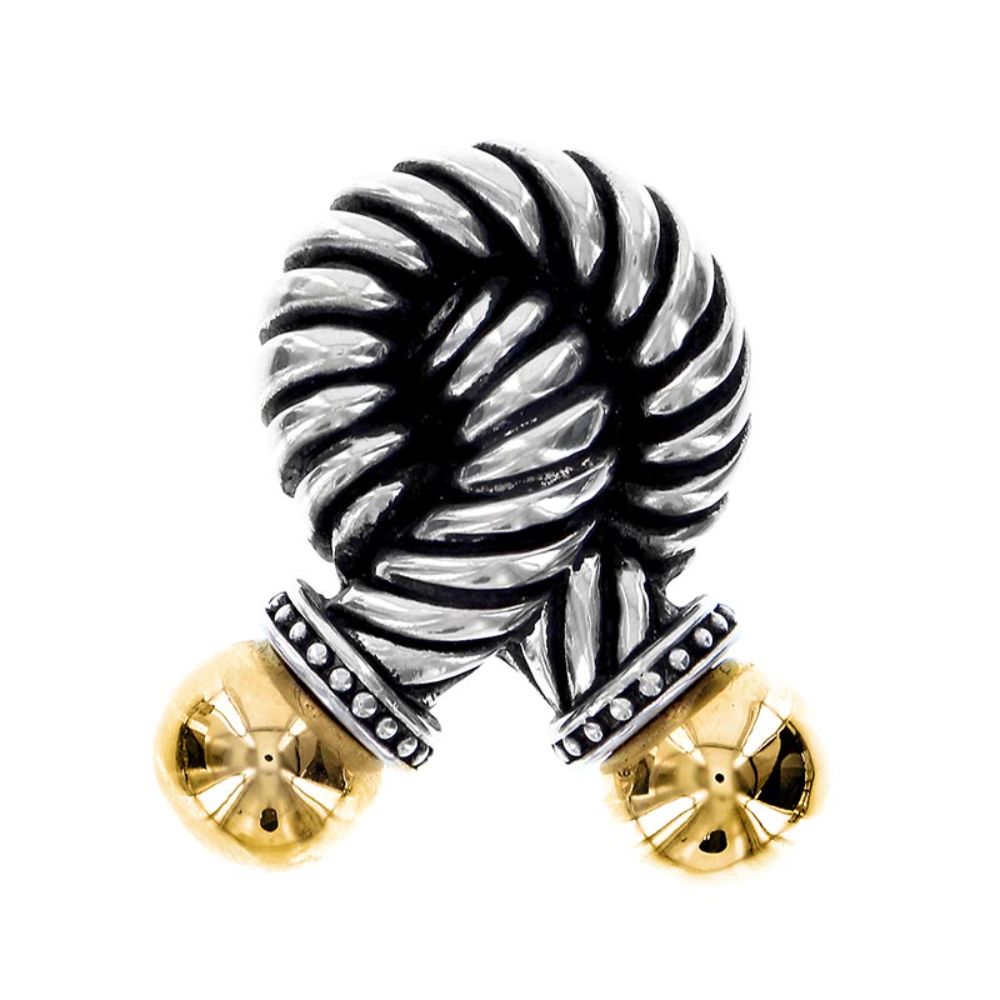 Vicenza K1020-TT Equestre Knob Large Rope in Two-Tone