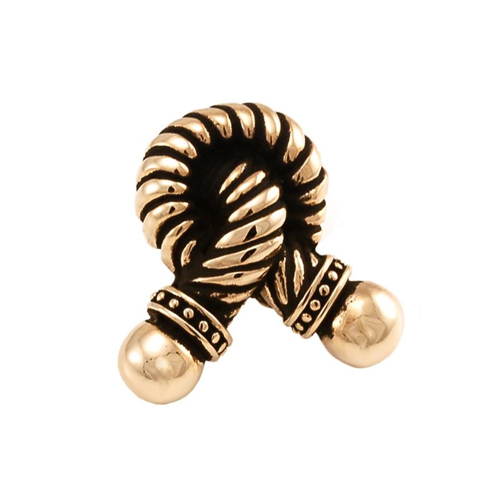 Vicenza K1021-AG Equestre Knob Small Rope in Antique Gold