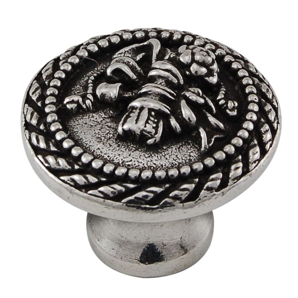 Vicenza K1029P-VP Sforza Knob Large Classical Small Base in Vintage Pewter