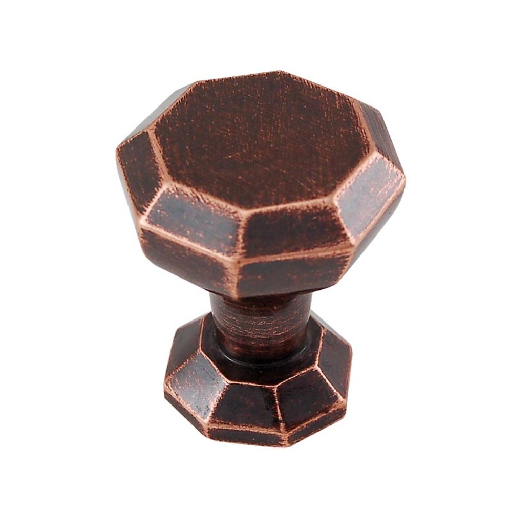 Vicenza K1035-AC Archimedes Knob Small Octagon in Antique Copper