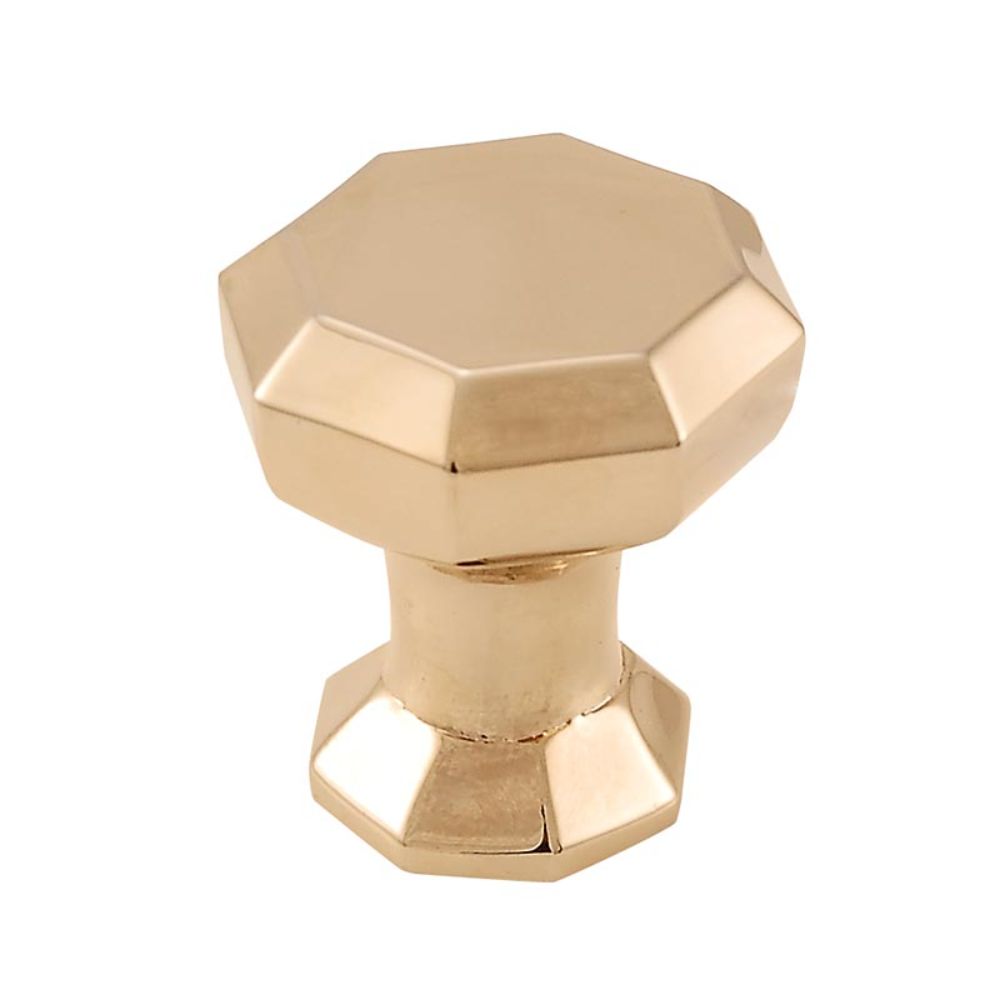 Vicenza K1035-PG Archimedes Knob Small Octagon in Polished Gold