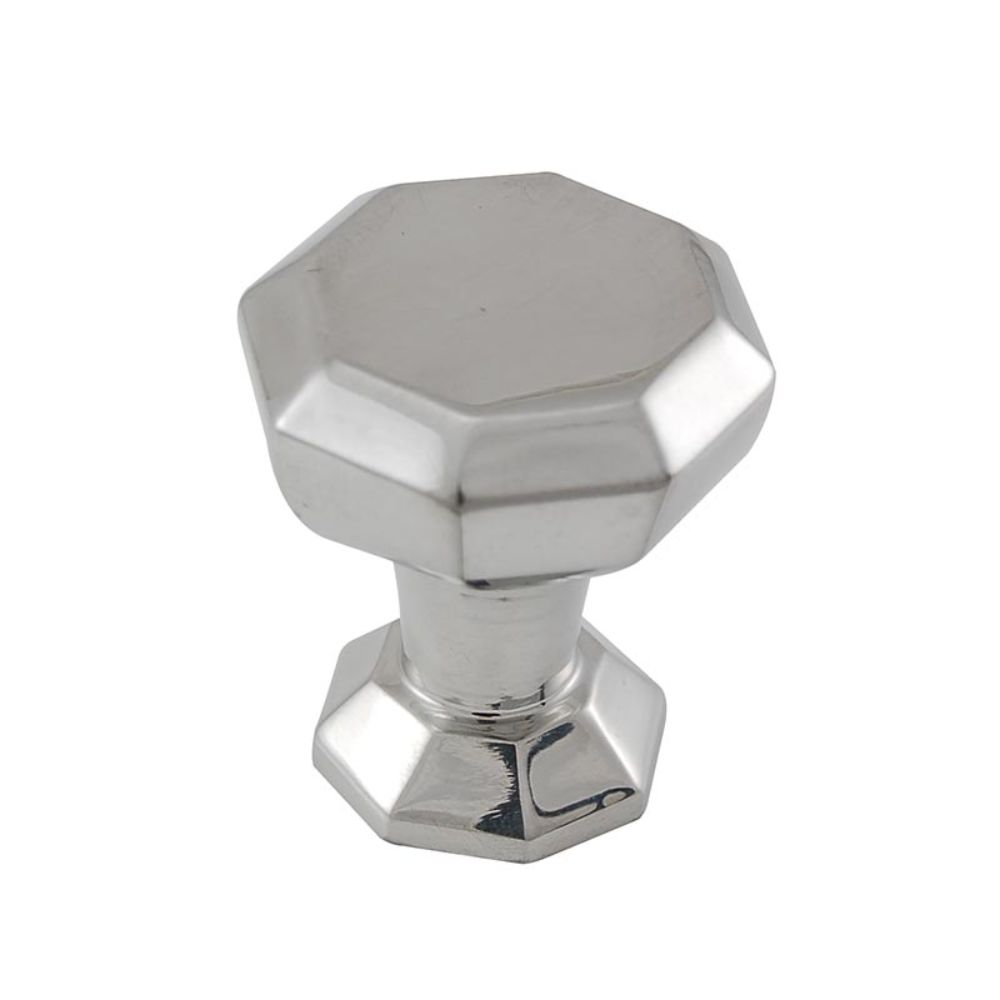 Vicenza K1035-PS Archimedes Knob Small Octagon in Polished Silver