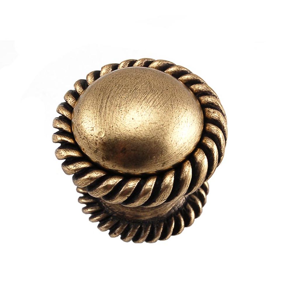 Vicenza K1038-AB Equestre Knob Large in Antique Brass