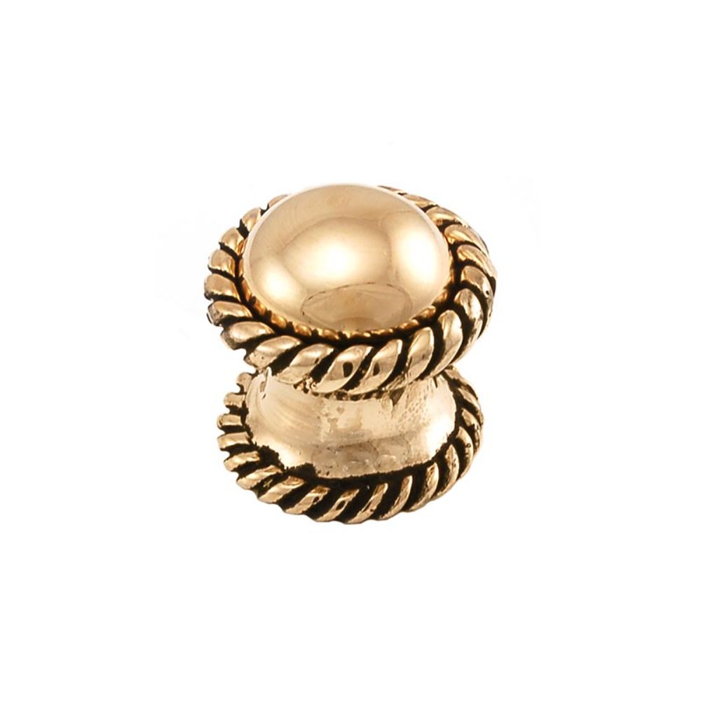 Vicenza K1039-AG Equestre Knob Small in Antique Gold