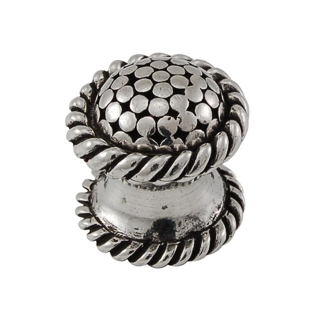 Vicenza K1041-VP Tiziano Knob Small Lines in Vintage Pewter