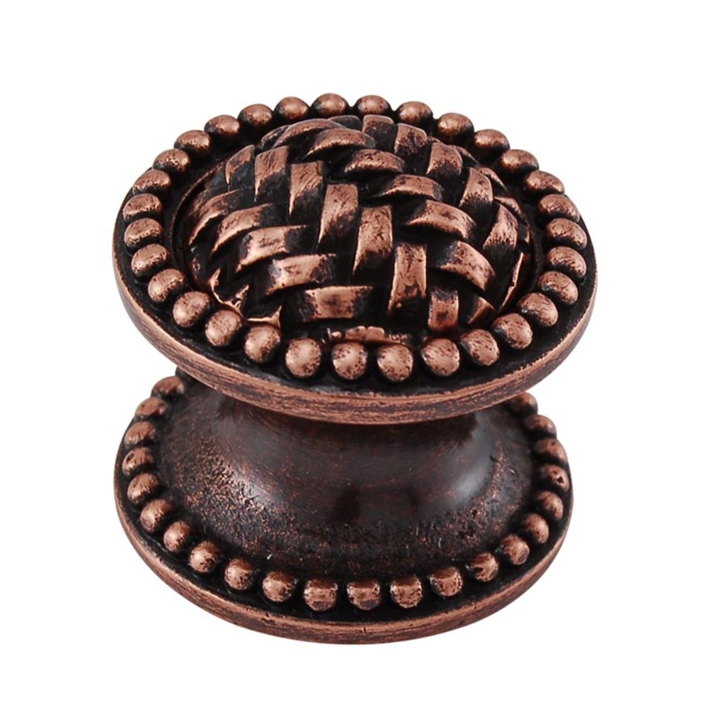 Vicenza K1042-AC Cestino Knob Large Beads in Antique Copper