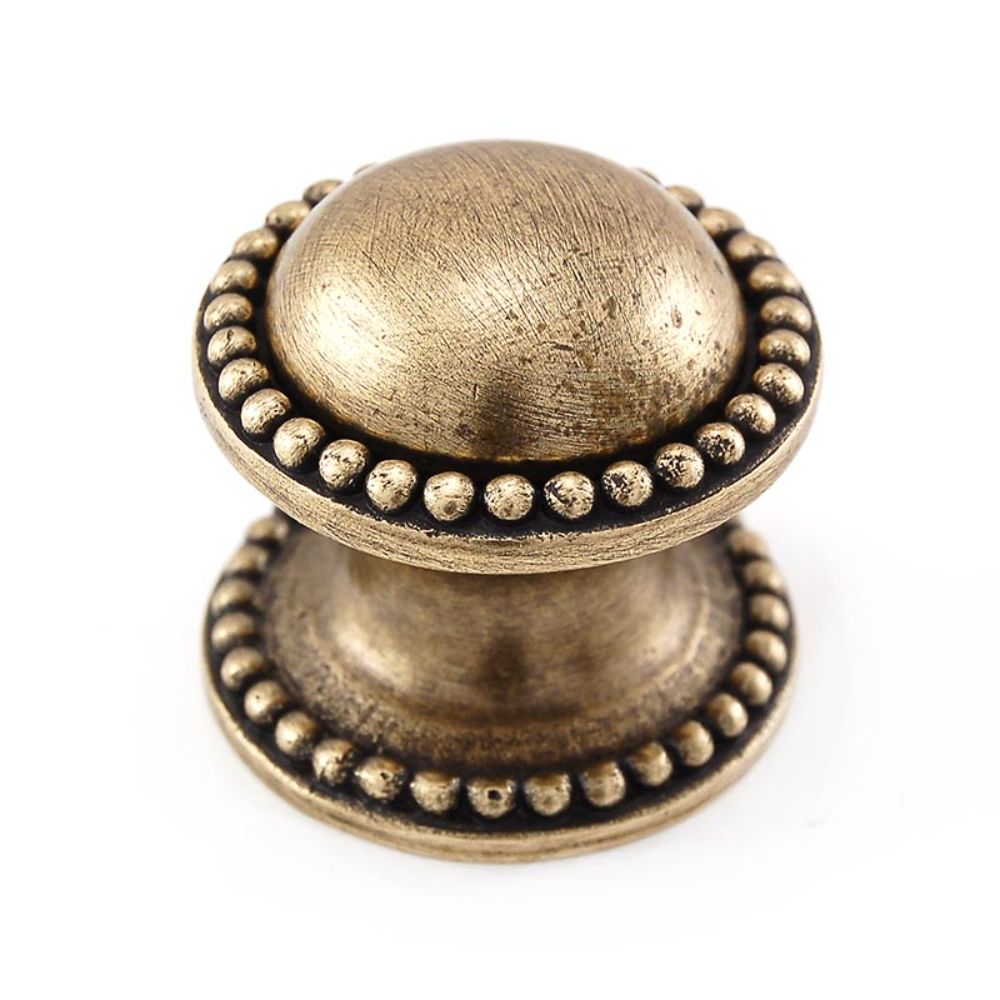 Vicenza K1044-AB Sanzio Knob Large Beads in Antique Brass