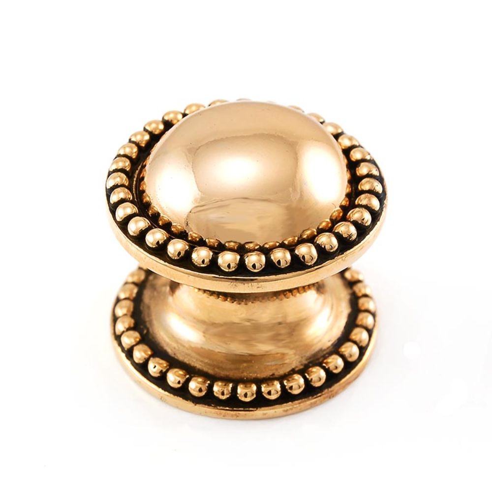 Vicenza K1044-AG Sanzio Knob Large Beads in Antique Gold