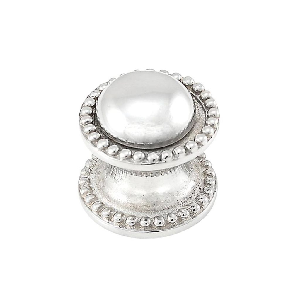 Vicenza K1045-PN Sanzio Knob Small Beads in Polished Nickel