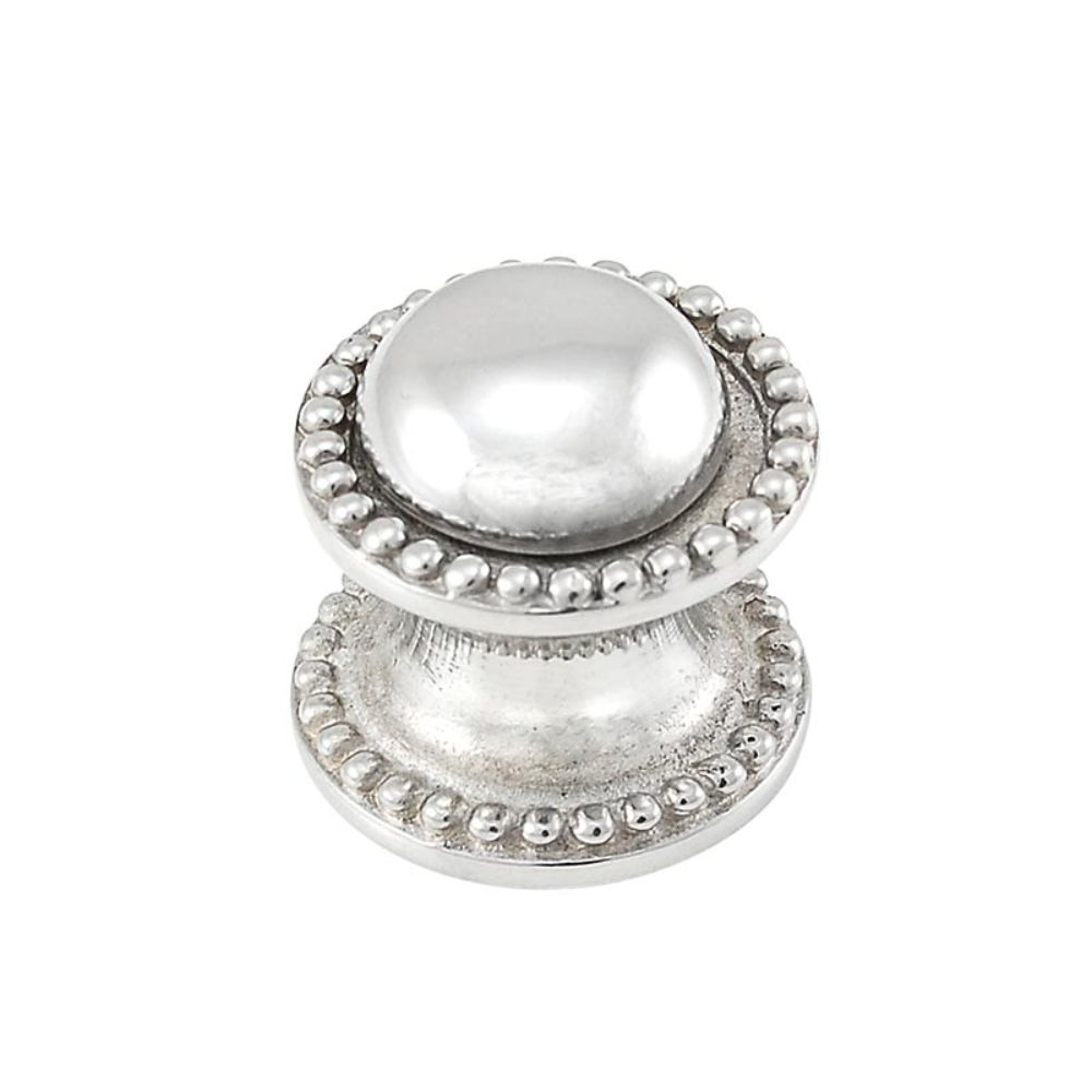 Vicenza K1045-PS Sanzio Knob Small Beads in Polished Silver