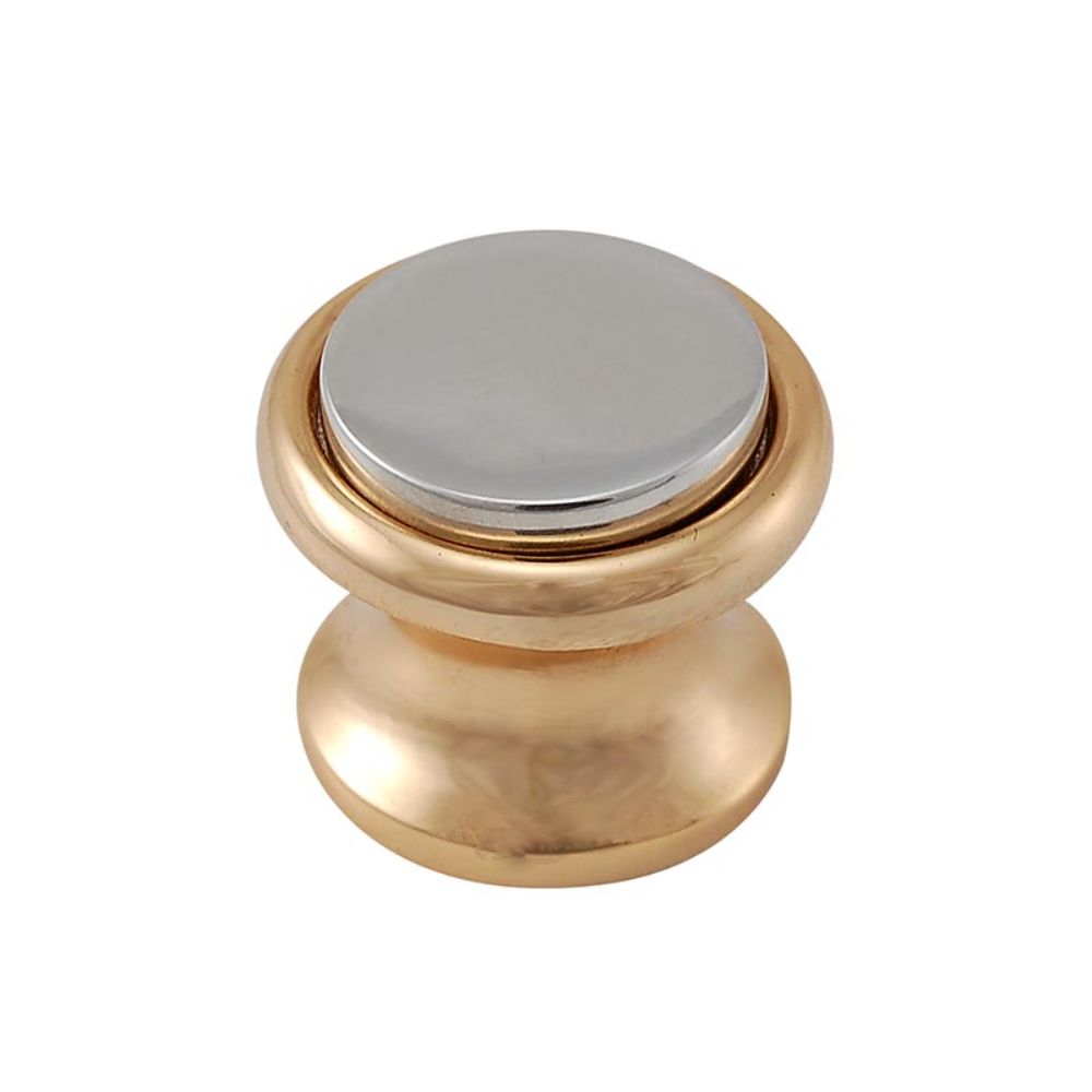 Vicenza K1054-TT Archimedes Knob Small in Two-Tone
