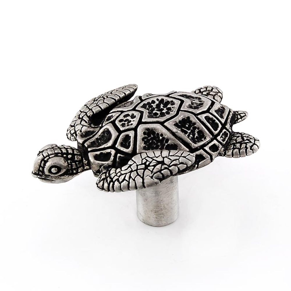 Vicenza K1060-AN Pollino Knob Large Turtle in Antique Nickel