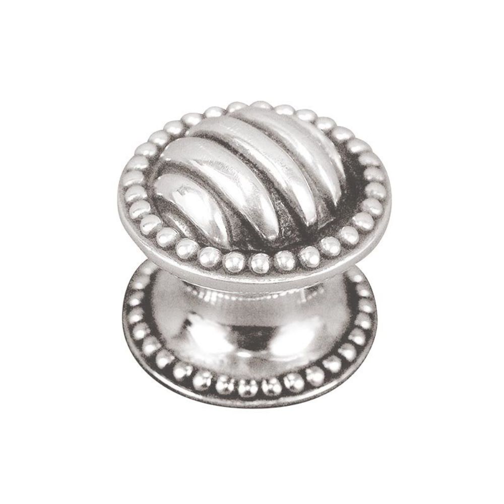 Two-Tone Vicenza Designs K1066 Sanzio Lines and Beads Knob Large 