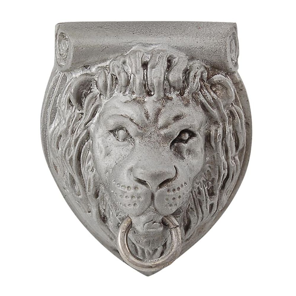 Vicenza K1069-SN Sforza Knob Large Lion in Satin Nickel