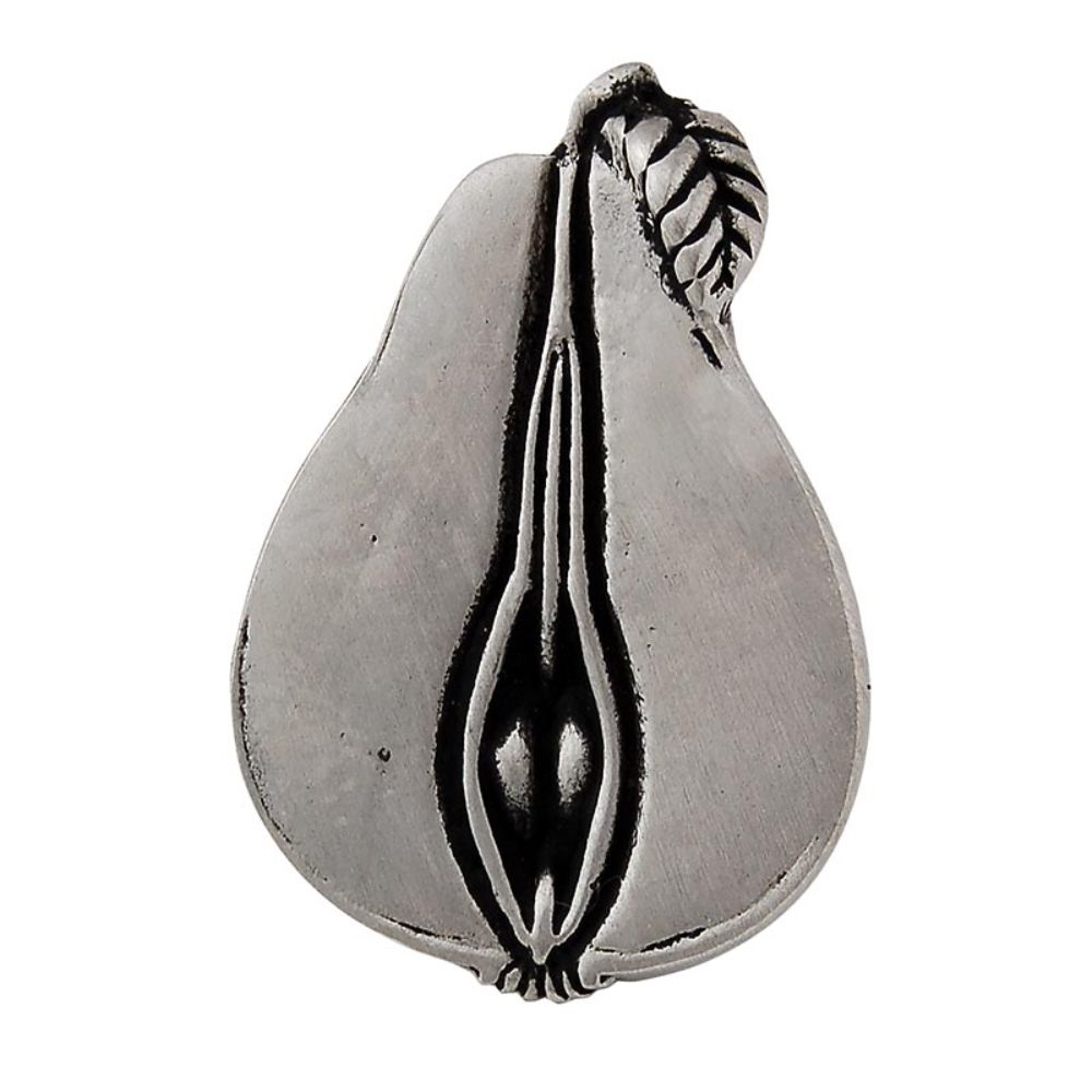 Vicenza K1079-AN Fiori Knob Large Pear in Antique Nickel