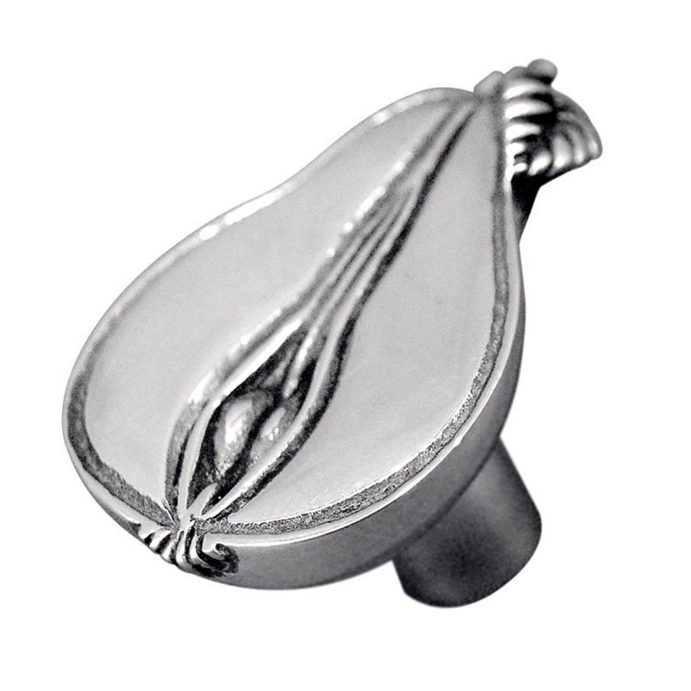 Vicenza K1079-AS Fiori Knob Large Pear in Antique Silver