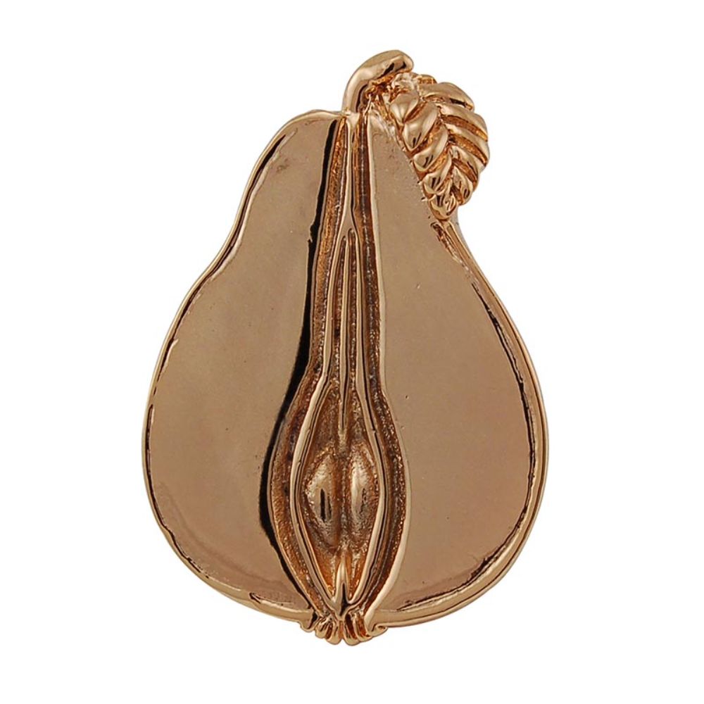 Vicenza K1079-PG Fiori Knob Large Pear in Polished Gold