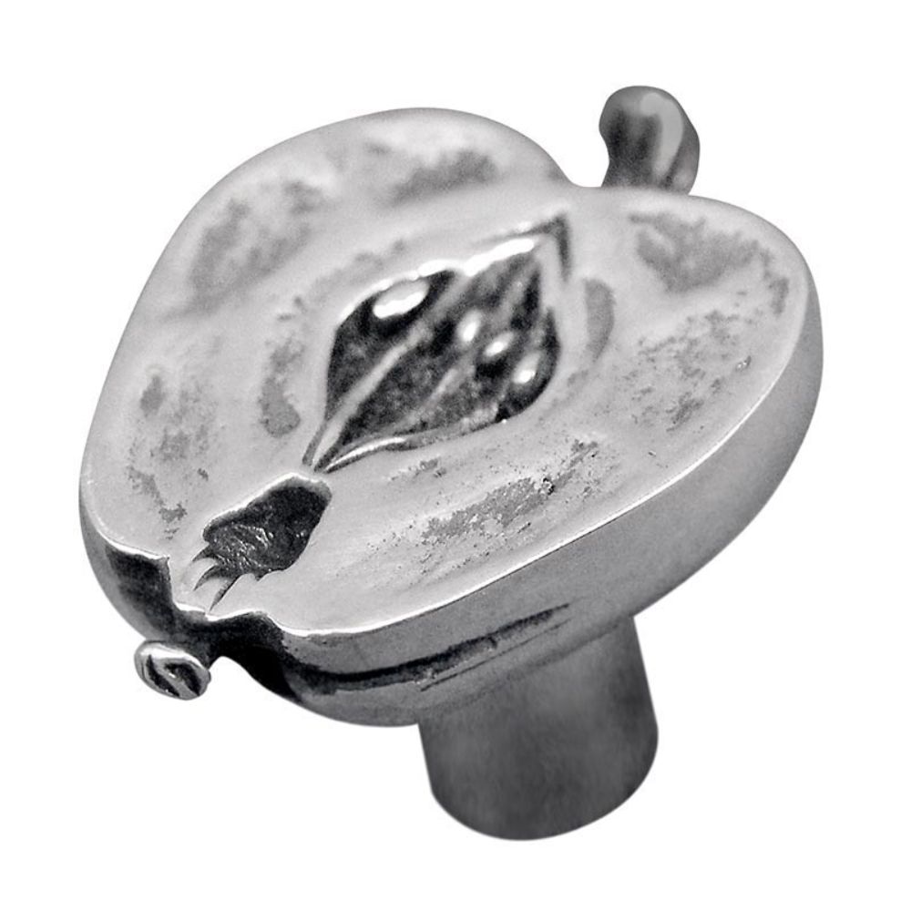 Vicenza K1080-AS Fiori Knob Large Apple in Antique Silver