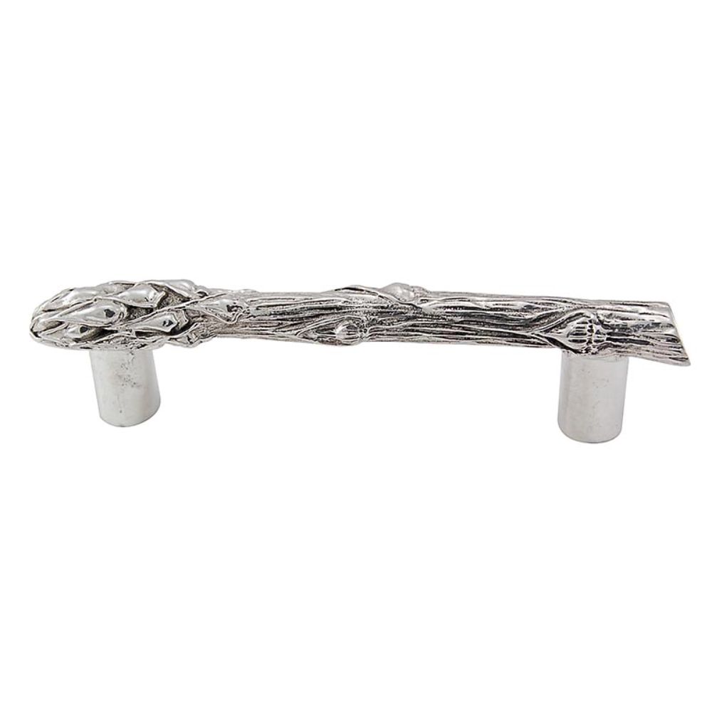 Vicenza K1085-PN Fiori Pull Asparagus in Polished Nickel