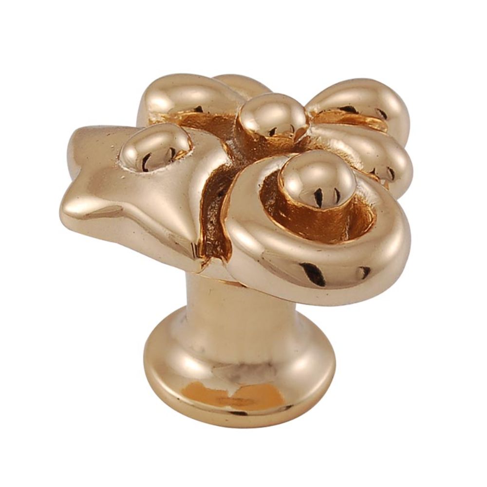 Vicenza K1087-PG Ariosto Knob Large in Polished Gold