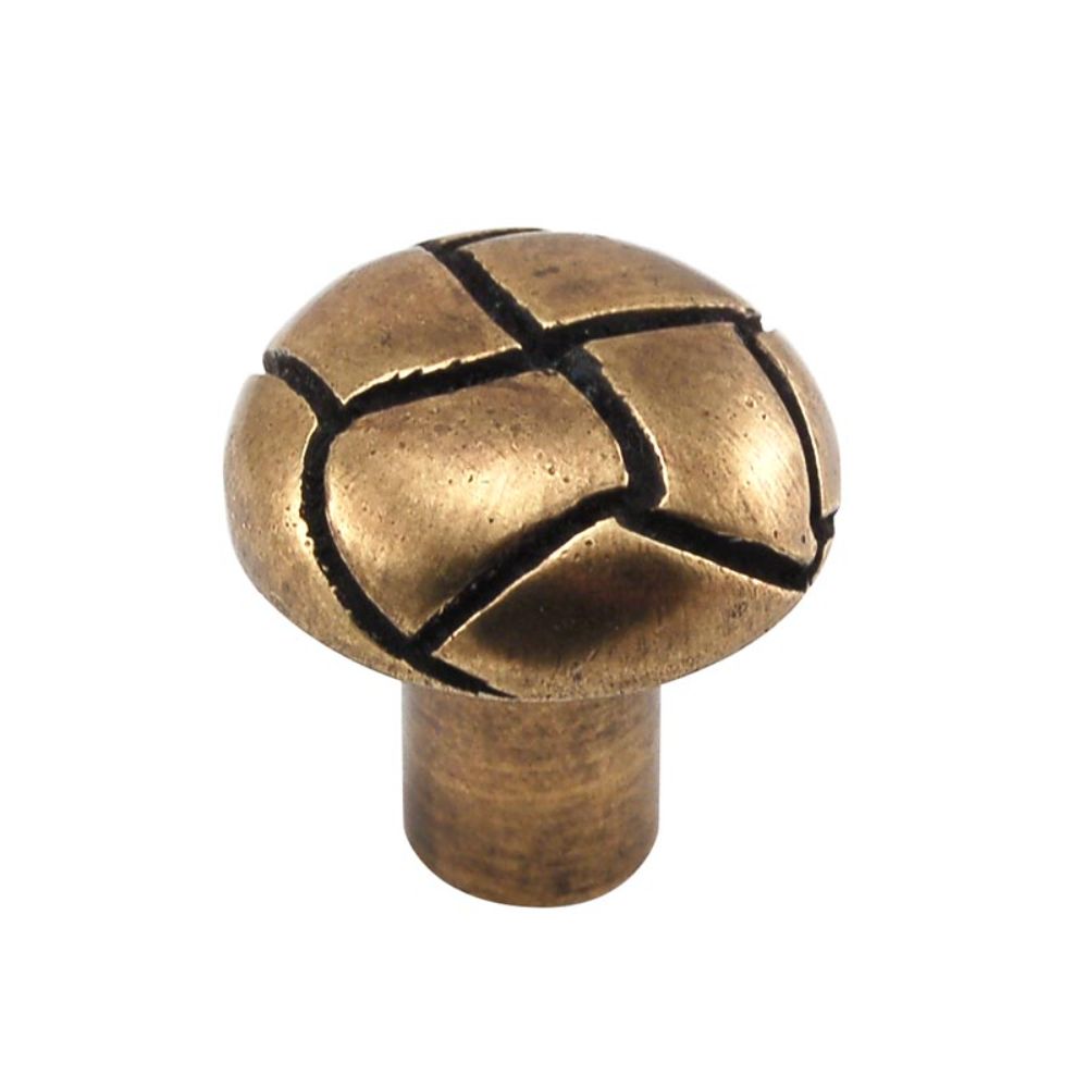 Vicenza K1090-AB Equestre Knob Large Button in Antique Brass