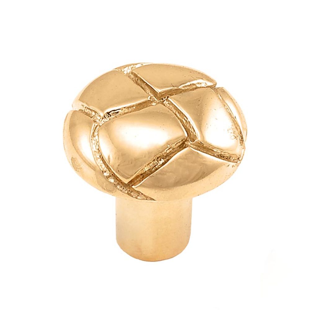 Vicenza K1090-PG Equestre Knob Large Button in Polished Gold