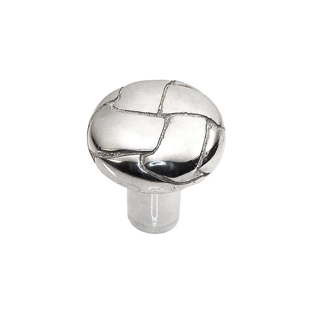 Vicenza K1091-PN Equestre Knob Small Button in Polished Nickel