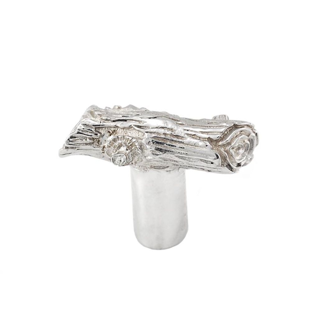 Vicenza K1093-PS Pollino Knob Large Branch in Polished Silver