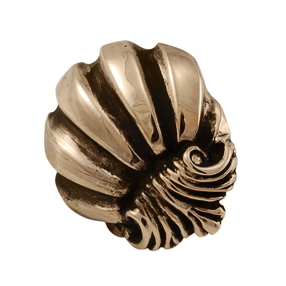 Vicenza K1102-AG Knob Large Shell in Antique Gold