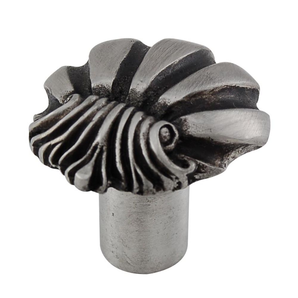 Vicenza K1102-AN Knob Large Shell in Antique Nickel