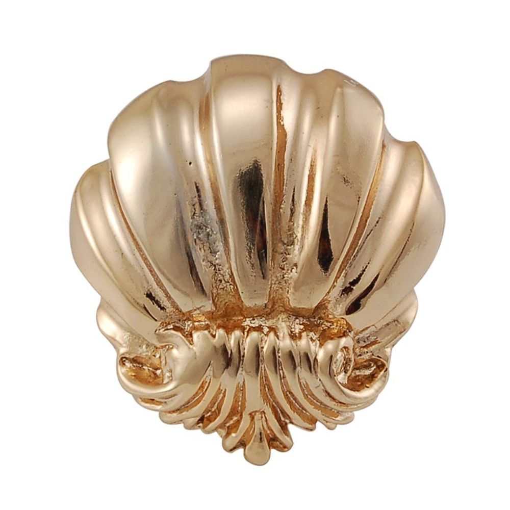 Vicenza K1102-PG Knob Large Shell in Polished Gold