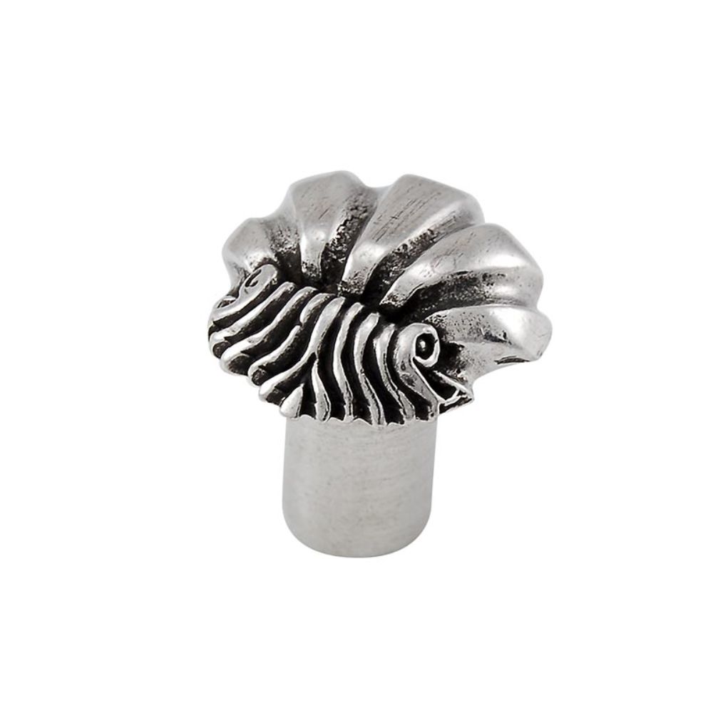 Vicenza K1103-VP Knob Small Shell in Vintage Pewter